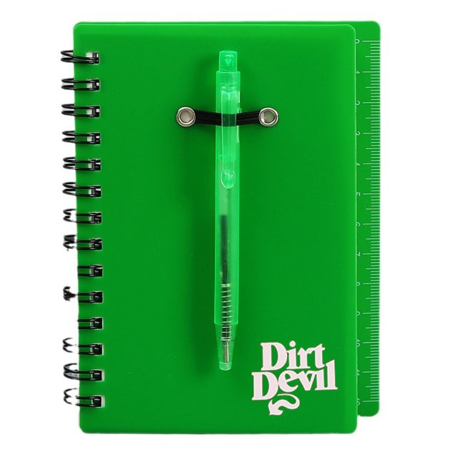 Promotional Notebook w/ Self Adhesive Notes, Flags & Pen - 4"w x 5.2"h