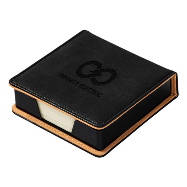 Custom PU Leather Memo Pad Sticky Notes
