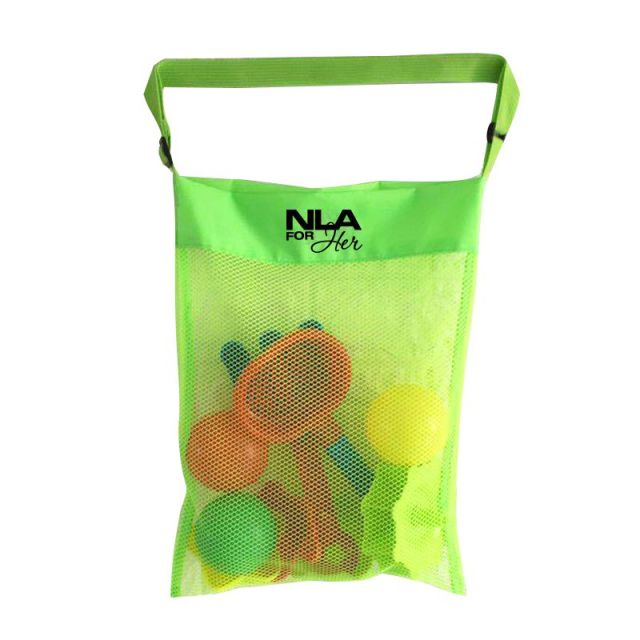 Custom Mesh Sand Toy Bag - 11.5"w x 14"h