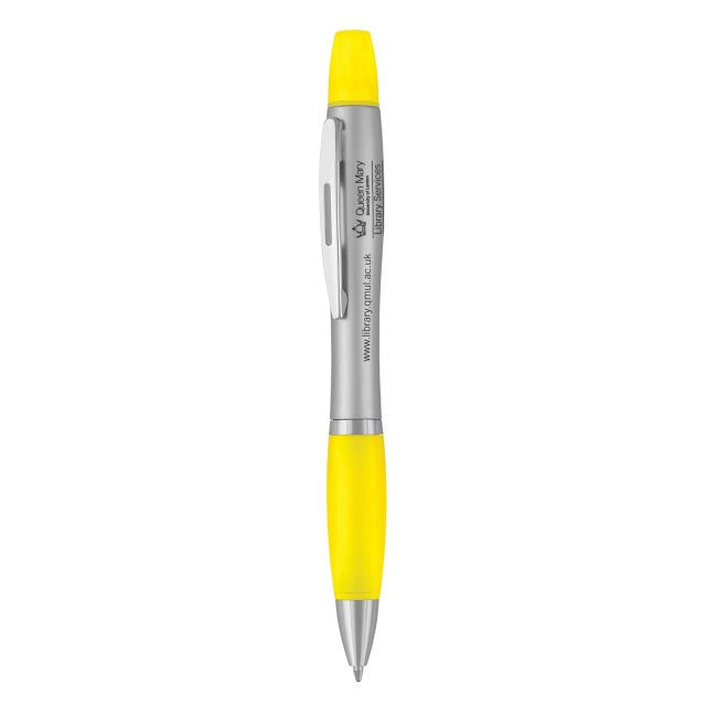 Curvaceous Personalized Highlighter & Ballpoint Pen