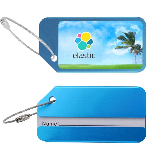 Full Color Custom Aluminum Luggage Tag