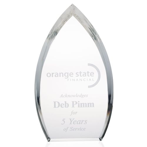 Enterprise Teardrop Custom Crystal Award