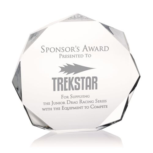 Enterprise Octagon Acrylic Custom Award