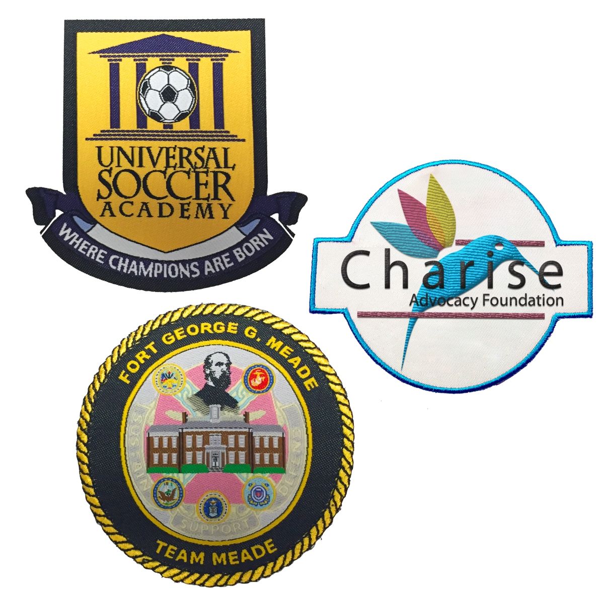 Full Color Woven Patches - up to 3" dia.