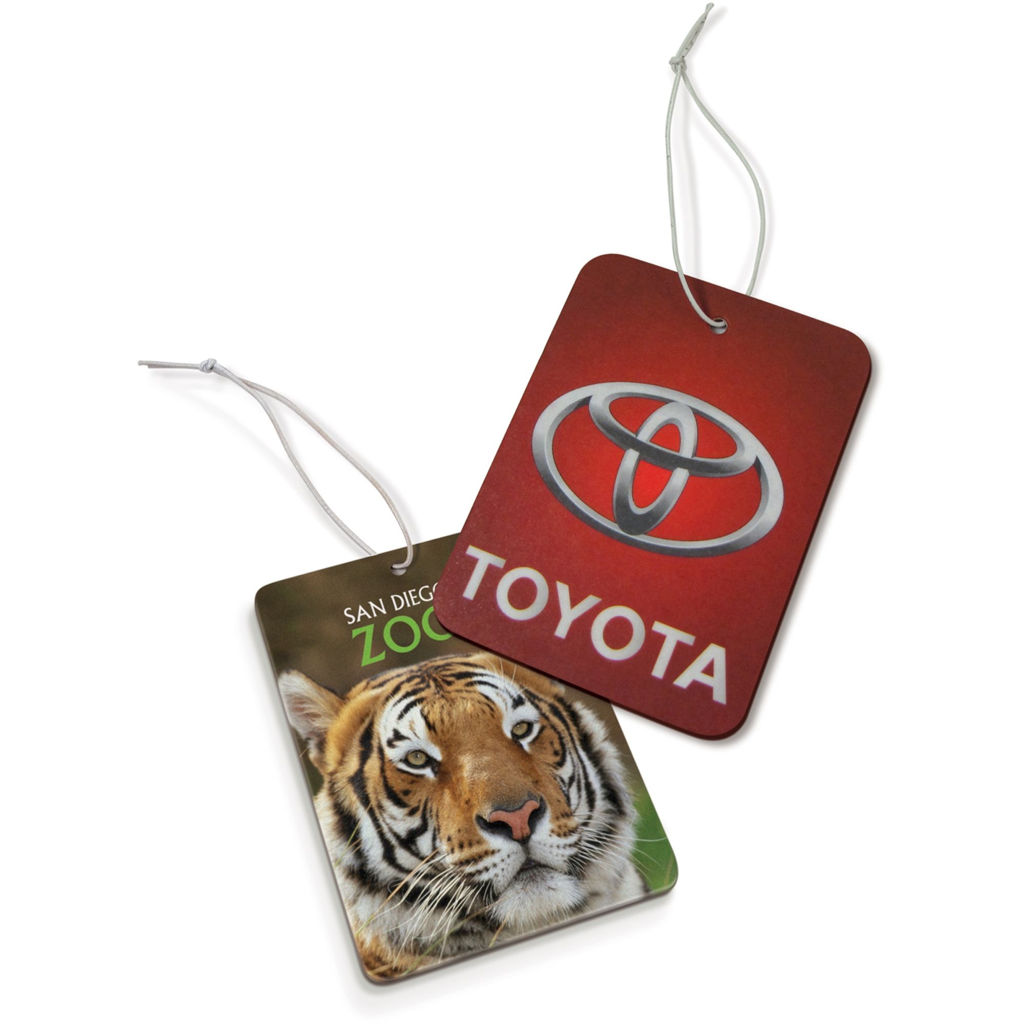 Full Color Paper Scents Promotional Air Freshener - Rectangle