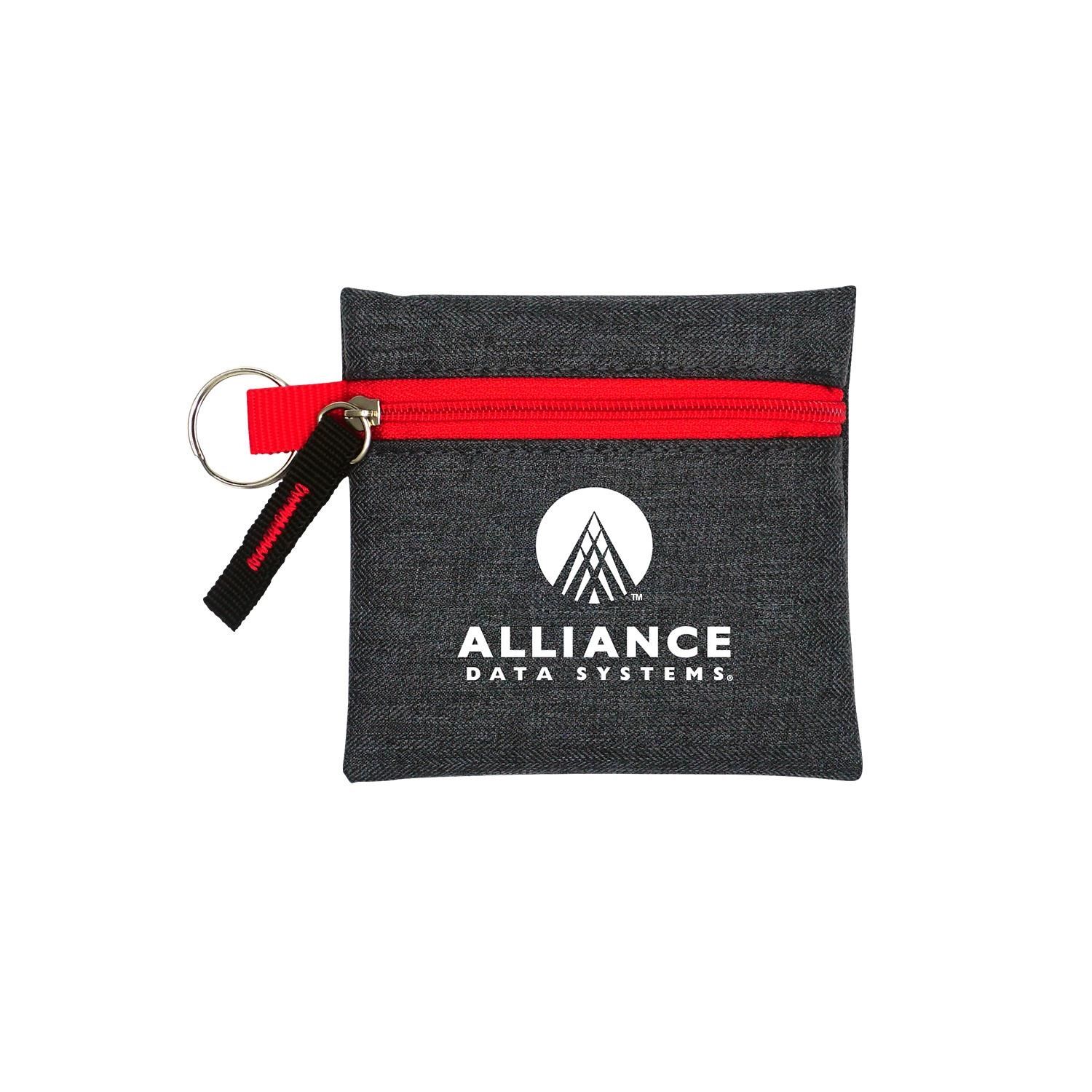 Heather Custom Tech Pouch w/ Key Ring