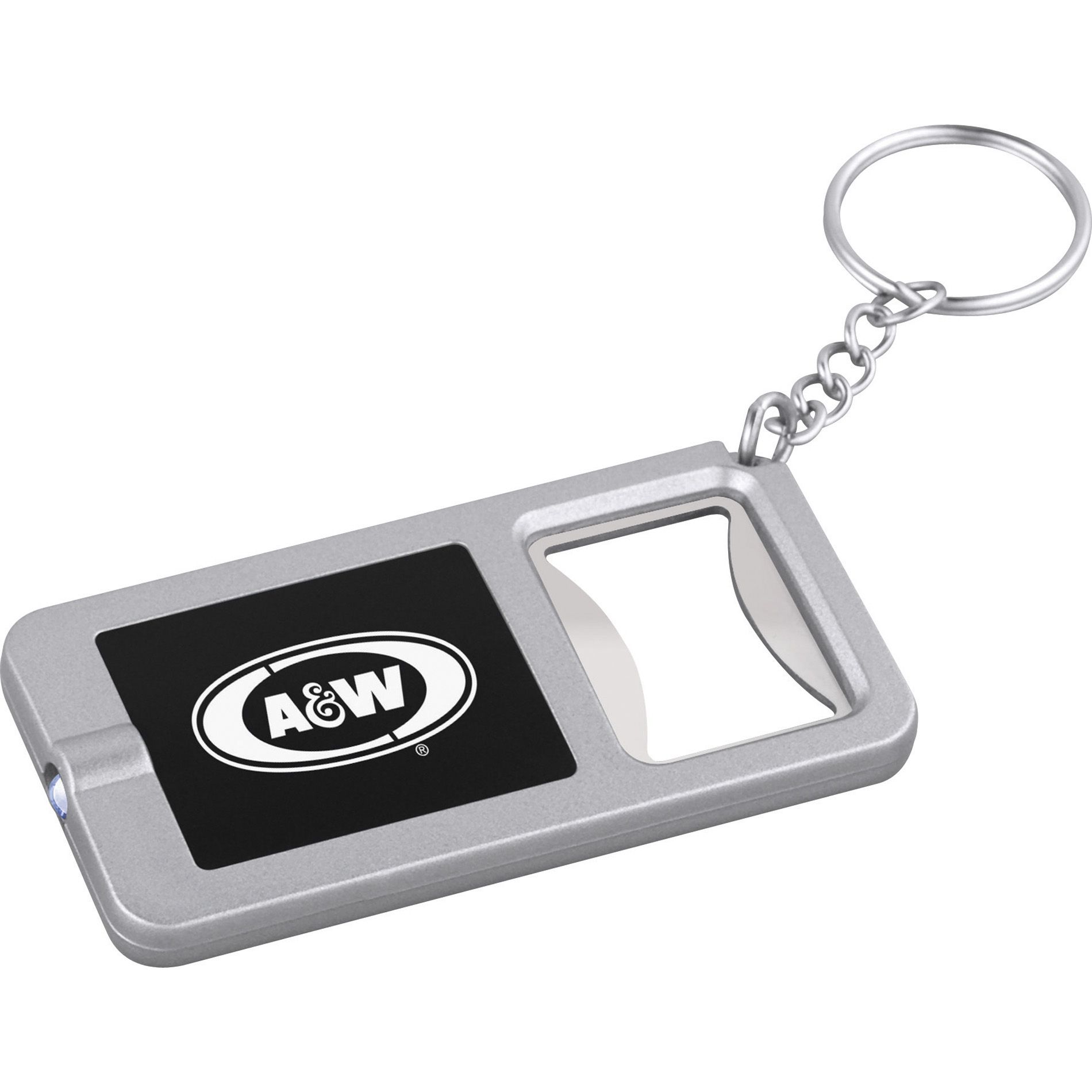 Custom LED Light Bottle Opener w/ Keychain
