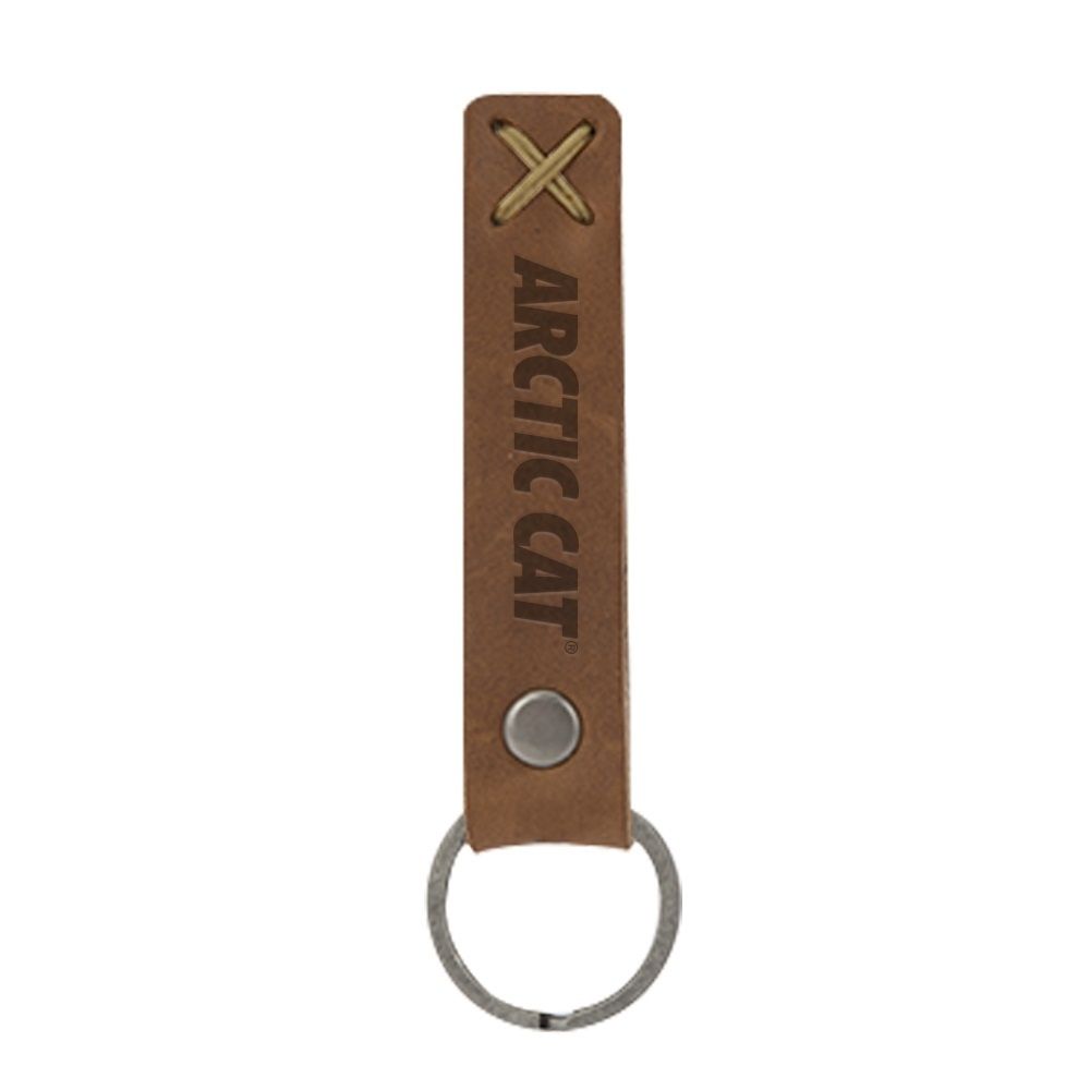 Custom Leather Riveted Keychain