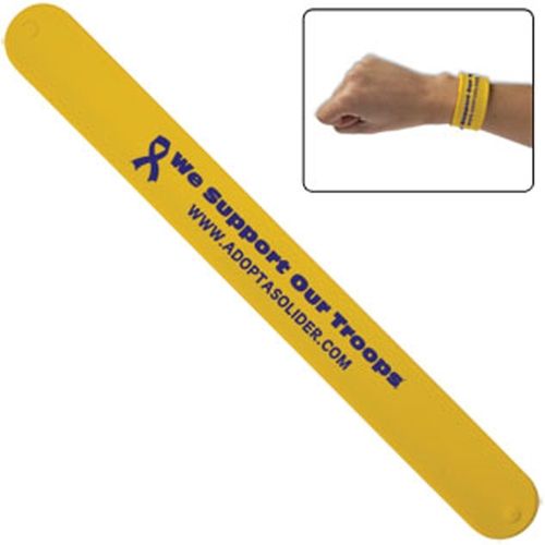 Promotional Silicone Slap Bracelet - 9.05" x 1"