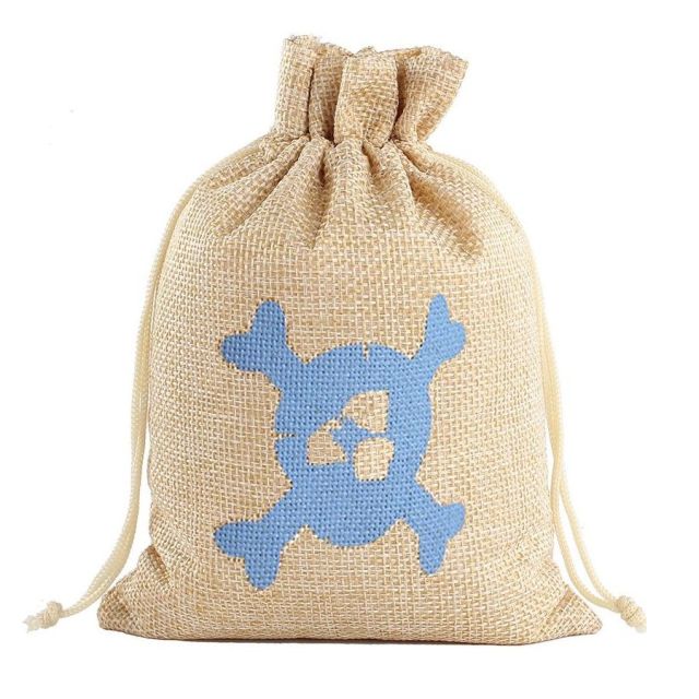 Custom Linen Pouch w/ Drawstring - 4''w x 5.5''h