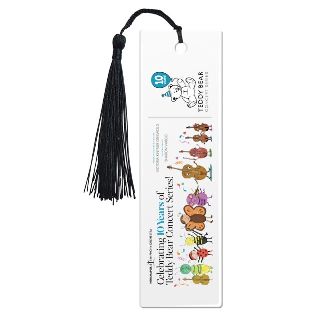 Custom Clear Acrylic Bookmark w/ Tassel