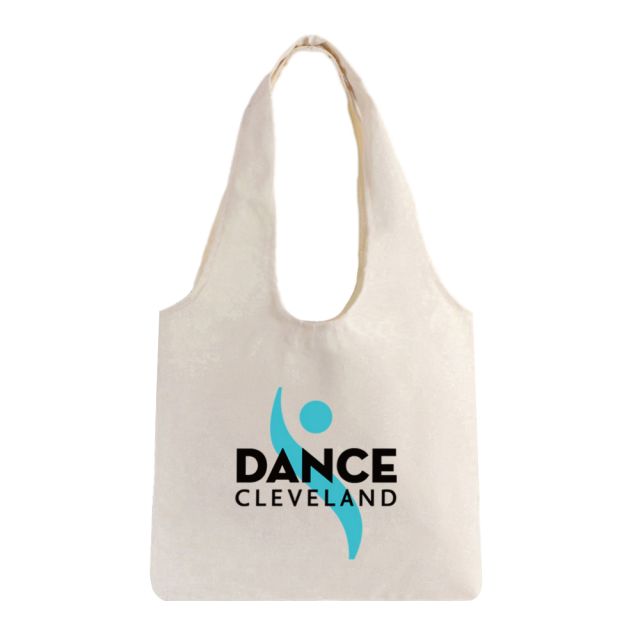 Custom Reusable Canvas Grocery Bags w/ Inner Pocket - 16"w x 12"h