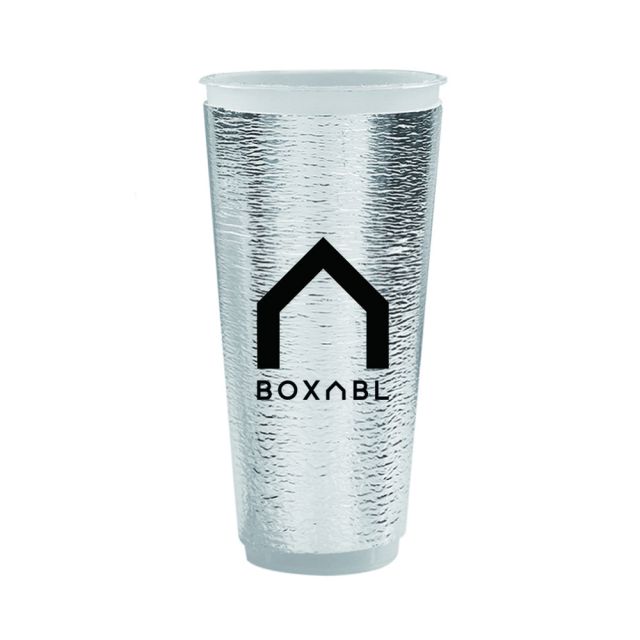Custom Disposable Aluminum Foil Insulation Cup Sleeve - 700 ml