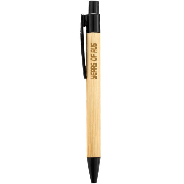 Custom Colored Bamboo Barrel Ballpoint Pen