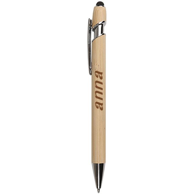 Custom Ellipse Bamboo Stylus Pen