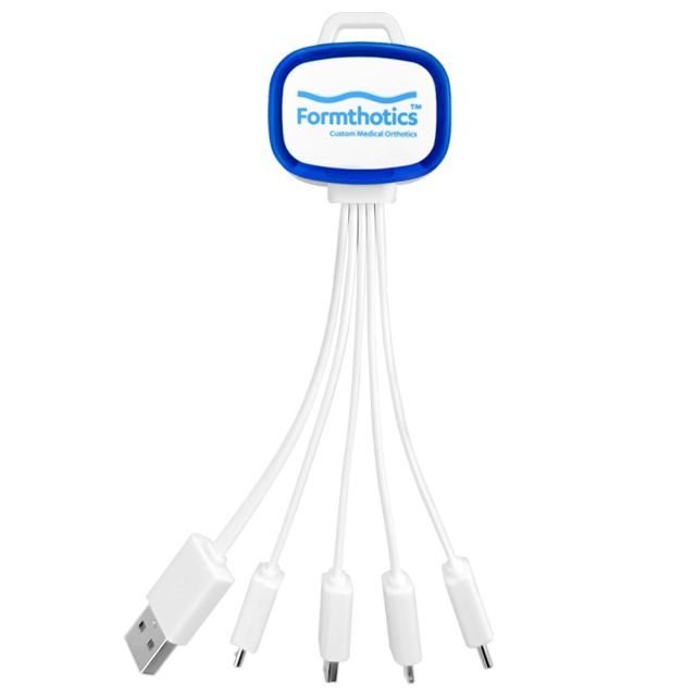 Custom 5-In-1 Light-Up Charging Cables