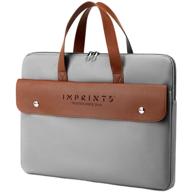 Custom Two-tone Leatherette Laptop Briefcase - 14'' - 15.6''