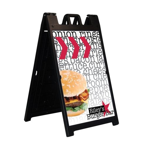 Full Color Deluxe Single Sided A-Frame Custom Sign