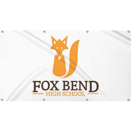 Full Color Mesh Banner - 8' x 4'