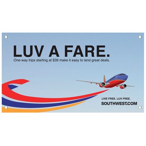 Full Color Hanging Custom Banner - 48" x 27"