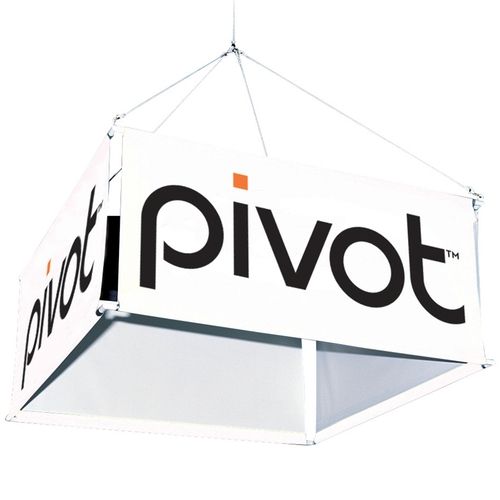 4-Sided Promotional Hanging Banner Kit - 10'