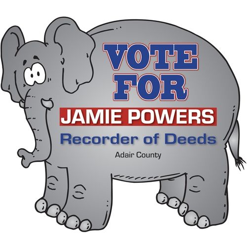 Repositionable Custom Sticker - Elephant