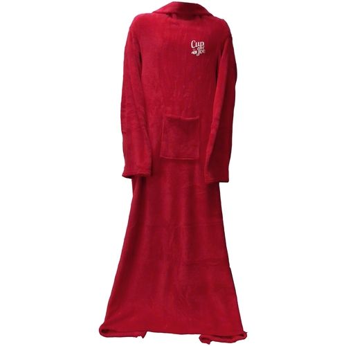 Plush Customized Blankets w/ Sleeves - 53" x 71"