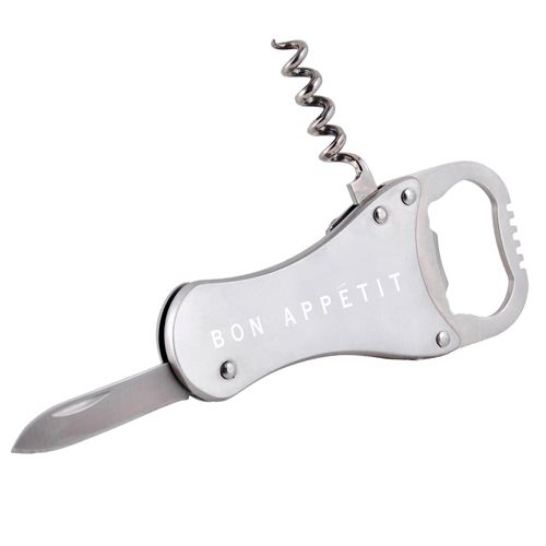 4-Function Custom Imprinted Wine Tool