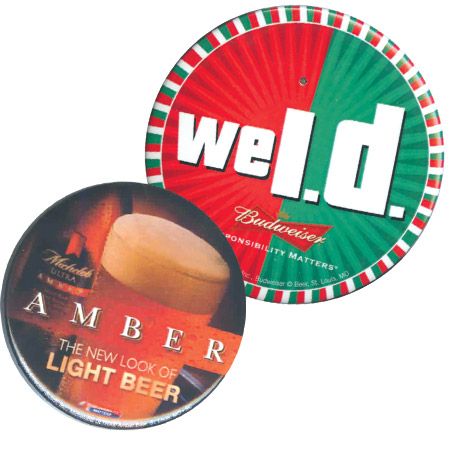 Full Color Campaign Logo Buttons - 1.5" Round