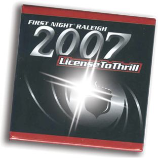 Full Color Campaign Printed Button - 1.5" Square