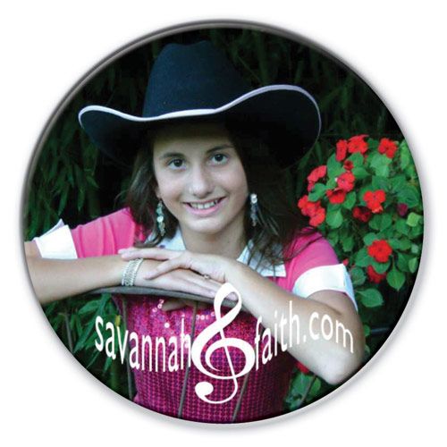 Full Color Campaign Printed Button - 2.5" Round