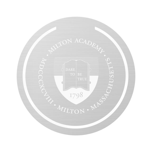 Custom Silver Round Bookmark