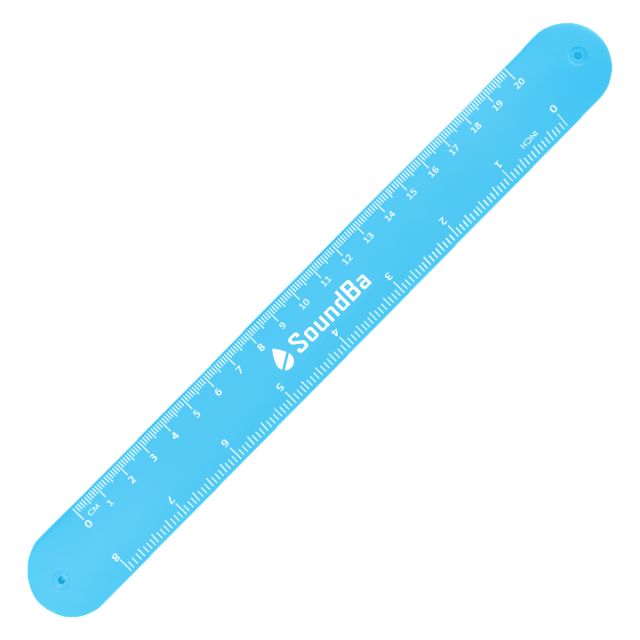 Custom Silicone Ruler Slap Bracelet