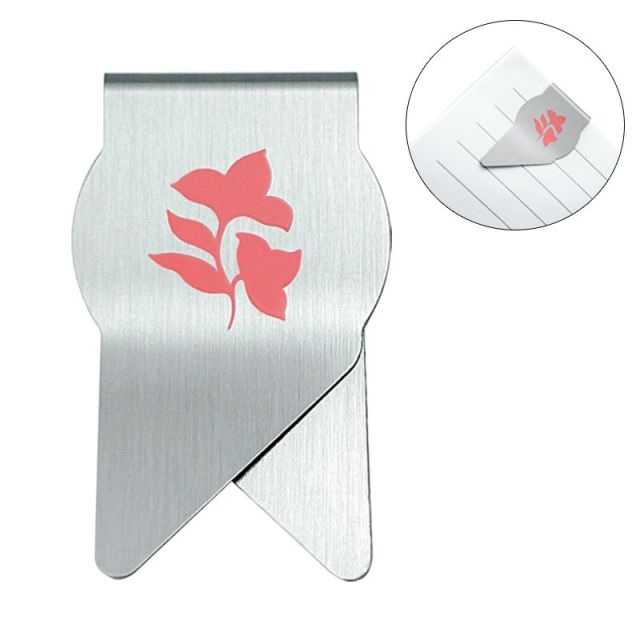 Full Color Custom Metal Paper Clip Bookmark