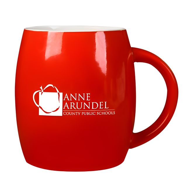 Custom Ceramic Barrel Mug - 14 oz.