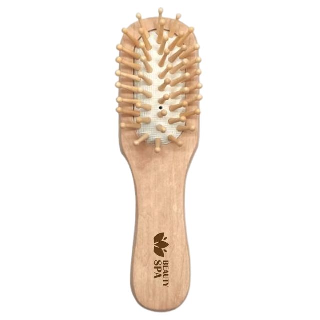 Custom Eco-friendly Wooden Massage Mini Hair Brush
