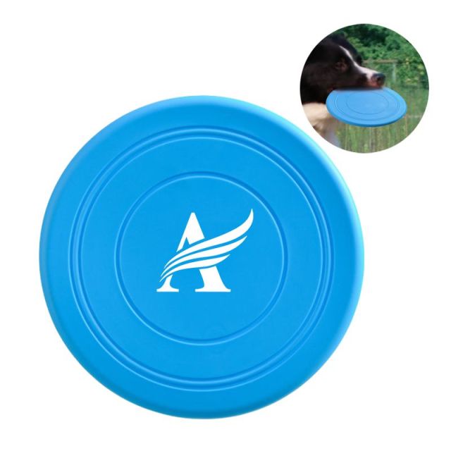 Custom Soft Touch Multi-function Pet Toy Flyer - 7''