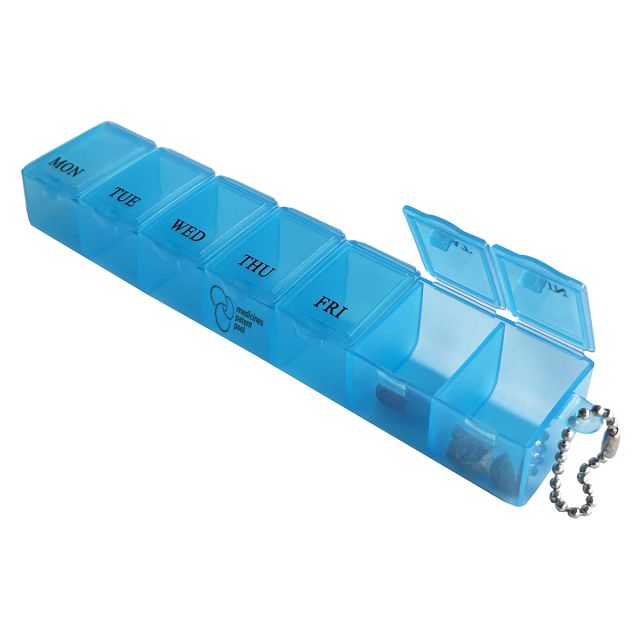 Custom 7-Day Pill Box w/ Chain