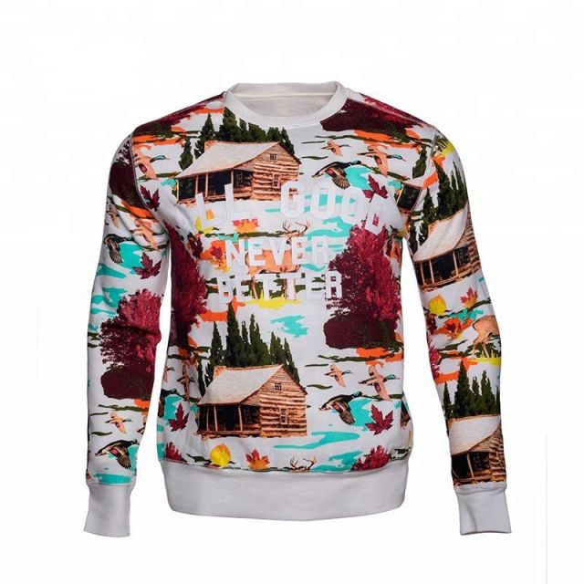 Custom All Over Printed Crewneck Sweatshirt