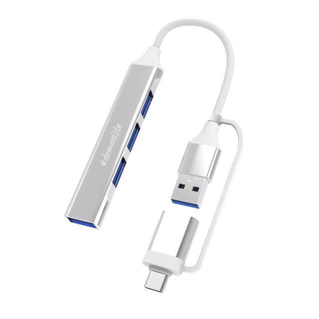 Custom Aluminum USB Hub 3.0 w/ 4 Ports