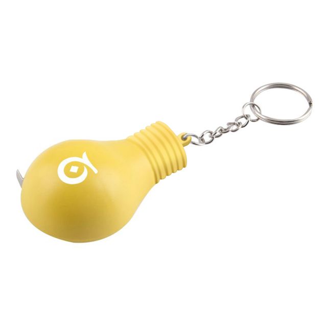 Custom Bulb-Shaped Tape Measure / Keychains - 3.3'