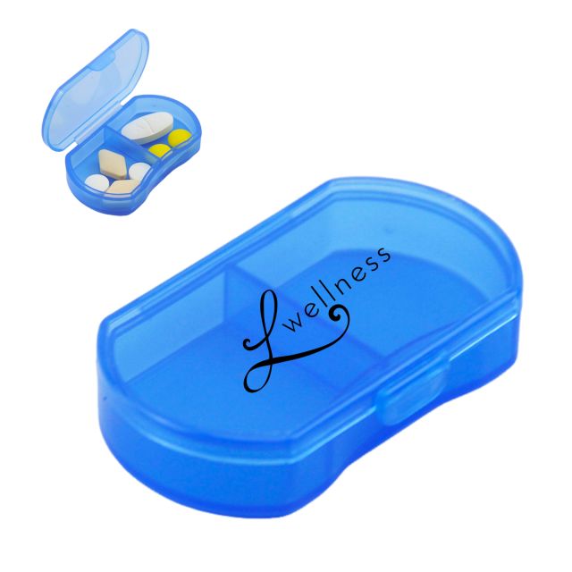 Custom Dual Compartment Pill Box