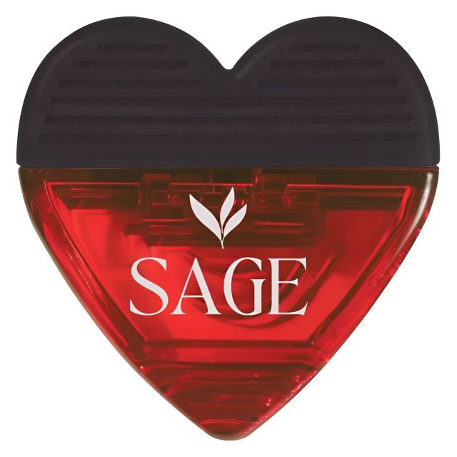 Custom Heart Shaped Magnetic Clip