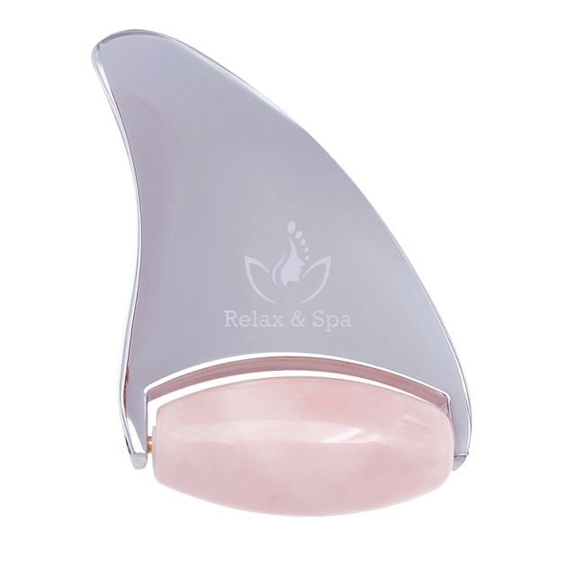 Custom 2 in 1 Jade w/ Metal Gua Sha Facial Massager
