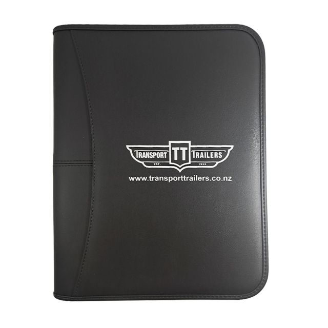 Custom Premium Zippered Portfolio - 10"w x 13"h