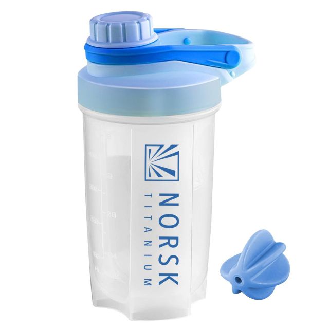 Custom Shaker & Mixer Bottle w/ Twist Cap - 17 oz.