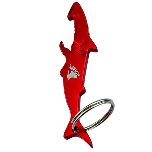 Custom Shark Shaped Bottle Opener Keychains
