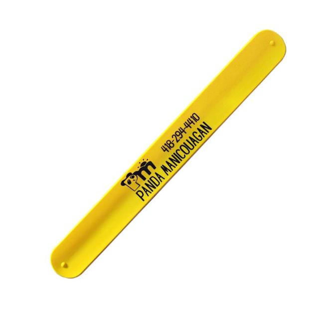 Custom Silicone Slap Bracelets - 8.5"W x 1.0"H