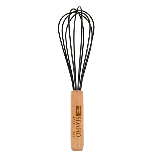 Custom Silicone Whisk w/ Wooden Handle