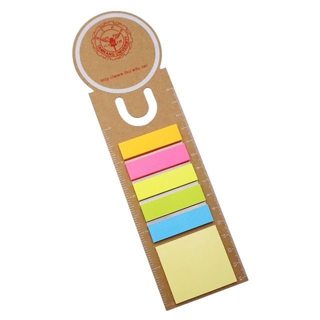 Custom Sticky Pad & Flag Ruler Bookmark